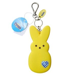 Bath & Body Works PEEPS Pocketbac Easter Hand Sanitizer Holder Yellow Bunny NEW